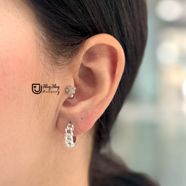 گوشواره حلقه ای ژوپینگ کد0074