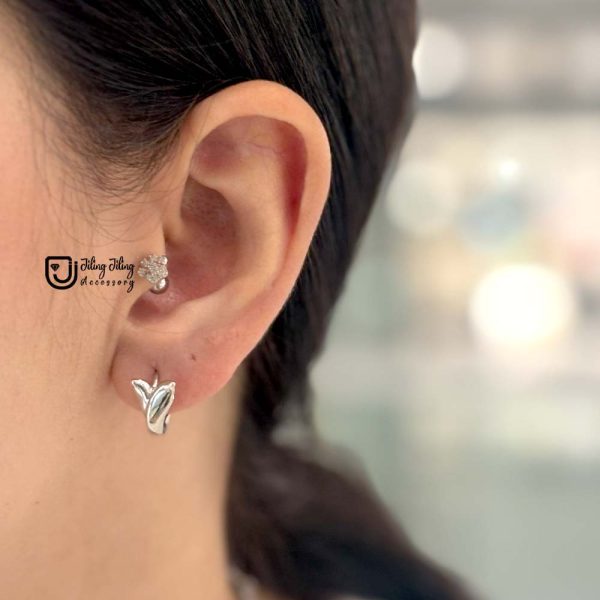 گوشواره حلقه ای ژوپینگ کد0069