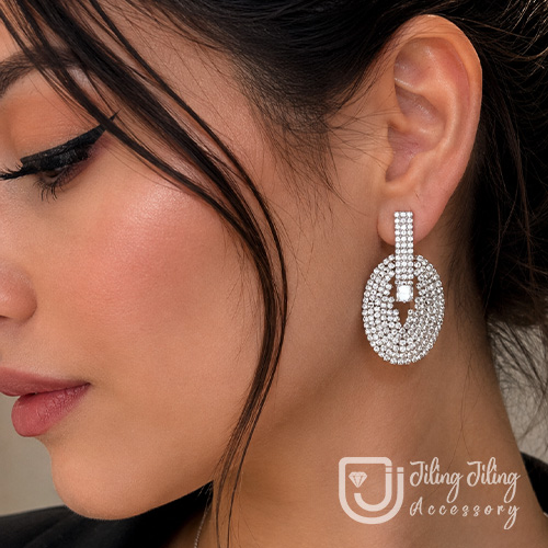 گوشواره جواهری کد2126