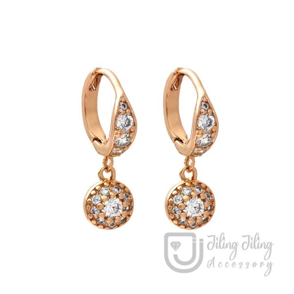 گوشواره حلقه ای ژوپینگ کد0094