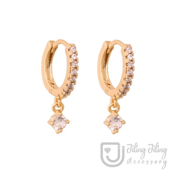 گوشواره حلقه ای ژوپینگ کد0093